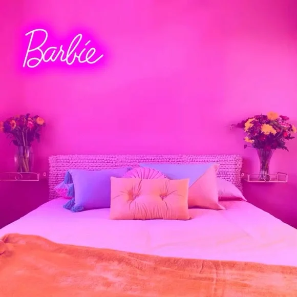 Room Decor Barbie Makeup Room Barbie Doll HONEY JOY Pink Kids